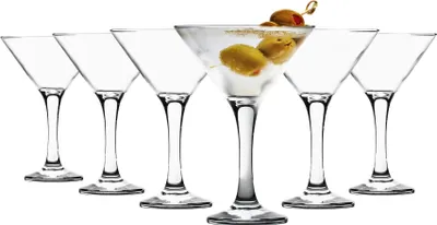 Produktbild von 6x čiré sklenice na martini 175 ml - dárková sada sklenic na šampaňské a espresso - od lav - od lav