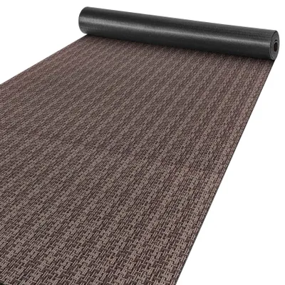 Küchenläufer Flur Läufer Küchenteppich Teppich Textil ITACA Braun Streifen Robust Breite, Hauptbild