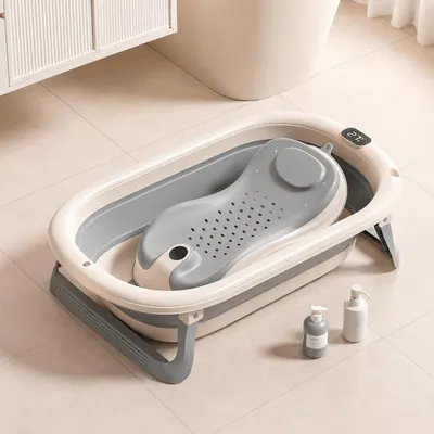 Produktbild von Babybadewanne 3-in-1 mit Sicherheitsaufsatz für Babys von 0 bis 18 Monaten