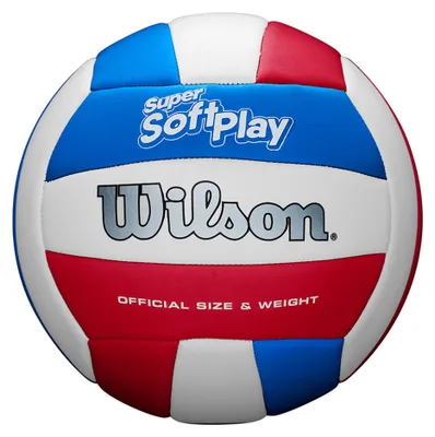 Produktbild von Wilson Soft Play Vb Rot/Weiß/Blau Volleyball
