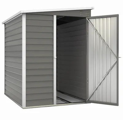 Immagine prodotto di Outsunny capannone in metallo 2,3m² 142x184x181cm capanno per attrezzi con fondamenta