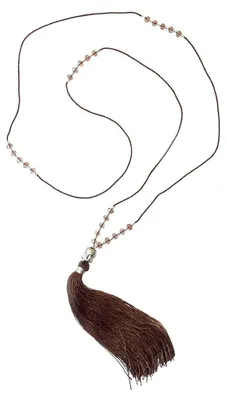 Produktbild von "Buddha Mala" braun mit 25 Glasperlen 48cm