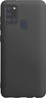 Produktbild von Jaym, Premium Soft Feeling Hülle Samsung Galaxy A21s, Schwarz