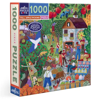Productafbeelding van Eeboo Puzzel, 1000 stukjes, "Appelooft in de herfst" - Puzzel voor volwassenen, 1000 stukjes