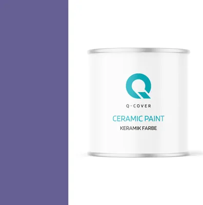 Produktbild von Keramik Farbe | Dunkel Violett 2 L | Wandfarbe | Innenfarbe | Abwaschbar | Klasse 1 Mattfarbe Deckenfarbe Scheuerfest Küche