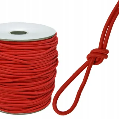 Produktbild von Ekspand | Gummiseil Expander - 6mm - Rot - Elastisch - Strapazierfähig - 150m Länge