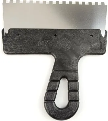 Produktbild von Zahnspachtel 200 mm Kleberspachtel Fliesenleger Spachtel 6 x 6 mm Rostfrei