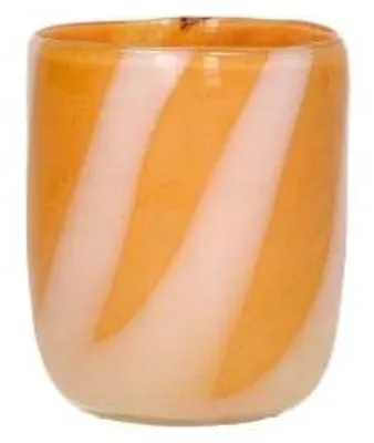 Obrázok produktu pre Váza a svietnik Pomax Cannes, sklo, žltá farba, priemer 7 cm, výška 8 cm