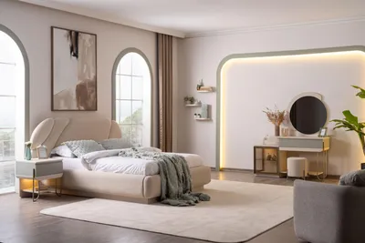 Produktbild von Ein Schlafzimmer-Set, das eine gemütliche Atmosphäre schafft