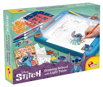 Immagine prodotto di Stitch: scuola di disegno interattiva con lavagna LED illuminata