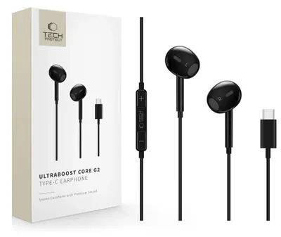Imagen del producto de Auriculares Tech-Protect Ultraboost Core G2, conexión USB-C, color
