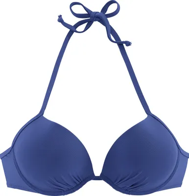Produktbild von Buffalo Push-Up-Bikini-Top Happy blau Größe 38 Cup D