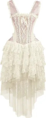 Produktbild von Burleska Langes Kleid Damen Ophelie Dress rosa M