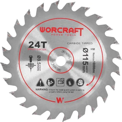 Zdjęcie produktu dla Tarcza do Worcraft CMCS-S20LiB, 115 x 9,5 mm, 24 zęby, do piłowania