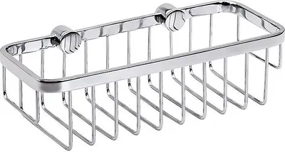 Produktbild von BYTRO Seifenkorb Messing Chrom poliert 112x250x70 mm für Bad & WC >> zum Bohren