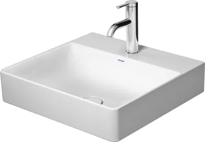 Produktbild von Waschtisch DURASQUARE o ÜL m HLB 500x470mm ohne Hahnloch weiß ohne Hahnloch weiß
