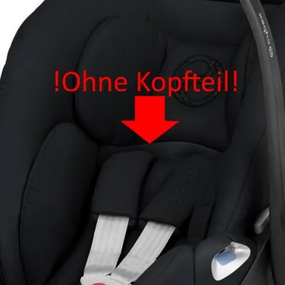 Produktbild von Cybex geboreneinlage für Cloud Z Babyschale - Deep Black