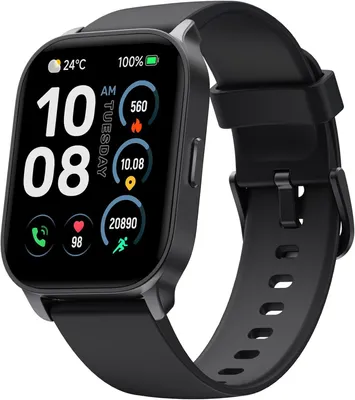 Produktbild von TOOBUR Smartwatch mit Telefonfunktion Alexa AMOLED Display Fitness Tracking für Android iOS