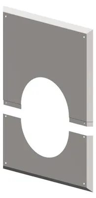 Produktbild von Atec Wandblende PolyTop geschlossen DN100/150