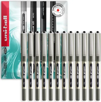 Obrázek produktu pro Rollerová pera uni-ball EYE UB-157, hrot 0,7 mm, balení - 12 kusů, černá barva