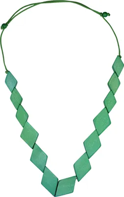Produktbild von Halskette Raute aus Holzrauten von collezione alessandro