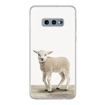 Produktbild von MuchoWow® Handyhülle Schutzhülle Hülle für Samsung Galaxy S10e Lamm - Schaf - Tiere - Kinder - Mädchen - Jungen Silikon Softcase Handy Hülle - Handy