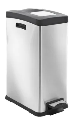 Produktbild von EKO - Rejoice Treteimer 30 Liter - Stainless steel Plastic  - Matt Edelstahl