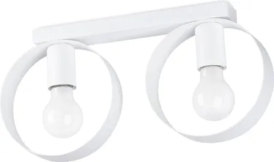 Zdjęcie produktu dla Lampa sufitowa TITRAN biała 2xE27x60W metal wym:20x40x5cm IP20 Sollux Lighting