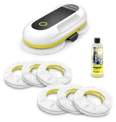 Produktbild von Kärcher Fensterputzroboter RCW 2 Extra+ inkl. Mikrofaser-Pads & RM 503 Reiniger
