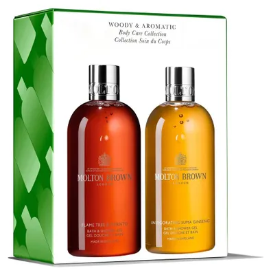 Zdjęcie produktu dla Żel pod prysznic i do kąpieli - 2 x 300 ml - Zapach drzewny i aromatyczny - Zestaw prezentowy