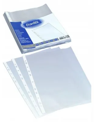 Produktbild von Bantex Strukturfolien A4 Transparent 500 Stück