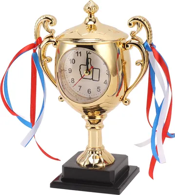 Obrázek produktu pro Retro hodiny,Retro budík,Dekorativní budík,Stolní ornamentní hodiny,Modelové hodiny s trofejí,Studentský budík