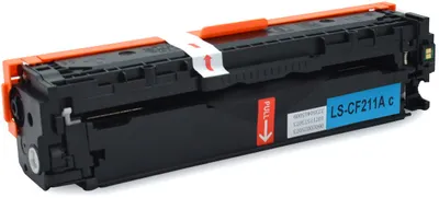 Produktbild von Toner cyan kompatibel für HP CF211A 131A CF211A HP LaserJet Pro: Laserjet 200 Color M 251 N , Laserjet 200 Color M 251 NW , Laserjet 200 Color M 276 N , Laserjet 200 Color M 276 NW.