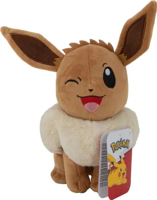 Image de Figurine en peluche Evoli Winking Pokémon 20 cm