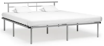 Obrázok produktu pre vidaXL Posteľný rošt Grey Metal 200x200 cm