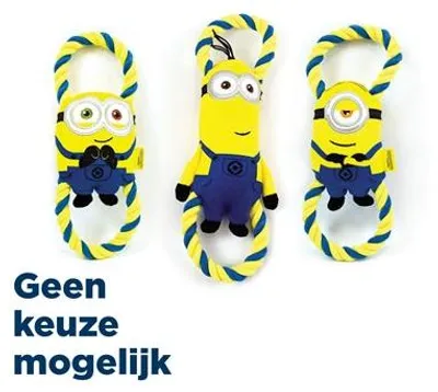 Zdjęcie produktu dla Minionki pluszowe Bob Stuart Kevin na sznurku z nici dentystycznej