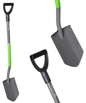 Imagen del producto de Pala, de metal, 119 cm de longitud, diseño ergonómico, adecuada para jardinería, duradera