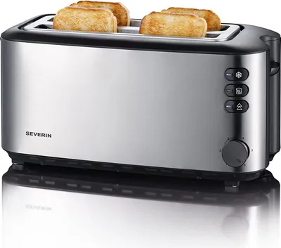 Immagine prodotto di Tostapane Severin 2509, 1400W, per 4 fette, grigio/nero