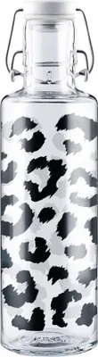 Produktbild von soulbottles leo Glas Trinkflasche | 600 ml | auslaufsicher | plastikfrei