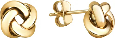 Produktbild von V Ohrstecker 375/- Gold 0,9cm gelb 324320075-2