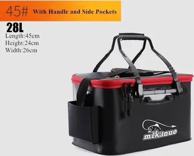 Produktbild von Outdoor EVA faltbarer Angeleimer, schwarz 45cm