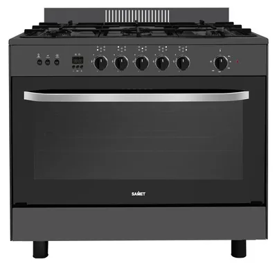 Immagine prodotto di Cucina a gas Samet Stromboli 90x60 cm con forno a gas grill elettrici – Nera Classe A