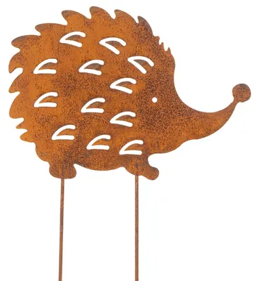Produktbild von Gartendekoration Igel Metall Figur für Beete und Balkon