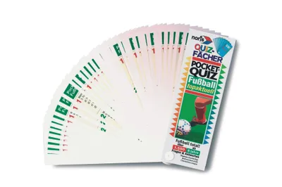 Produktbild von Noris Spiele 606100034 - Pocketquiz Fußball