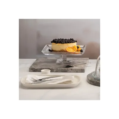 Immagine prodotto di Piatto da torta Piatto da torta Madlen Cristallo Trasparente (23,7 x 8 x 23,7 cm)