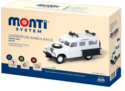 Productafbeelding van Monti 35 Unprofor Ambulance Land Rover, schaal 1:35