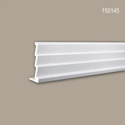 Produktbild von PROFHOME 150145 Eckleiste aus Polyurethan Deckenleiste Stuckleiste 2 m