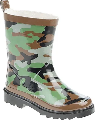 Produktbild von StormWells Camouflage Kinder Gummistiefel DF991 (25 EU) (Grün/Braun/Schwarz)