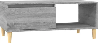 Obrázek produktu pro vidaXL Konferenční stolek Grey Sonoma 90x50x36,5 cm odvozený výrobek ze dřeva