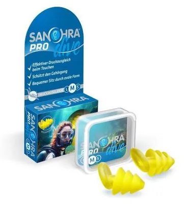 Produktbild von Sanohra pro dive Gehörschutzstöpsel M 8-11 mm 2 St